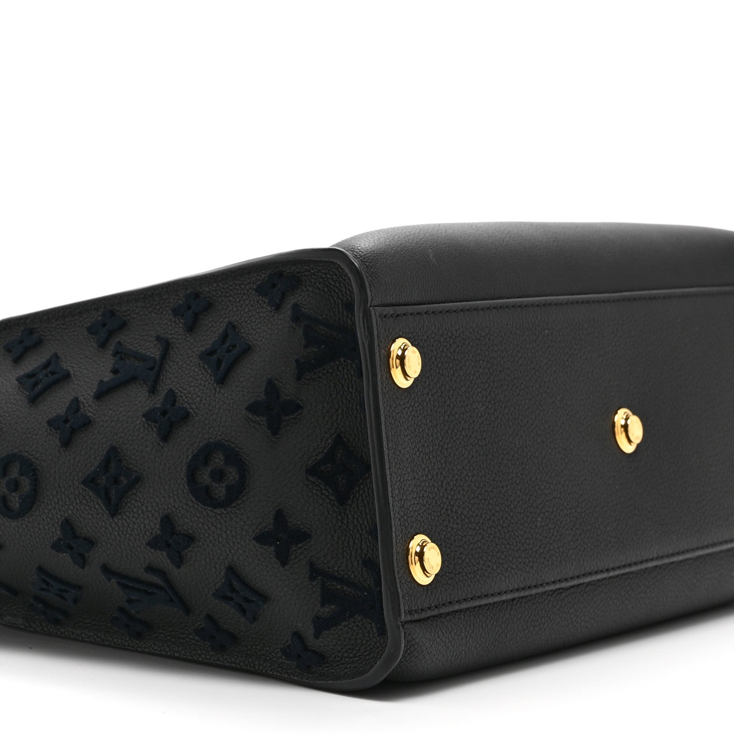 Louis Vuitton Calfskin Monogram Tufting On My Side Black 8 of 9