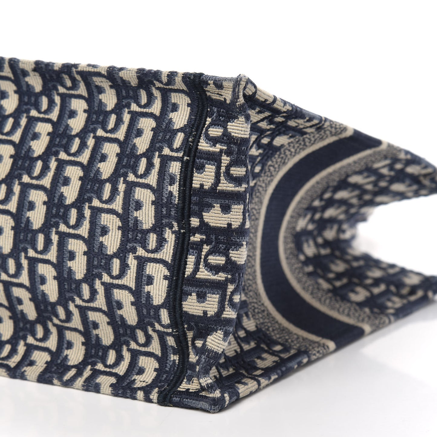 Oblique Medium Book Tote Blue Multicolor