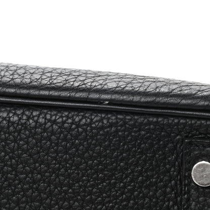 Hermes Taurillon Clemence Birkin 30 Black 11 of 12