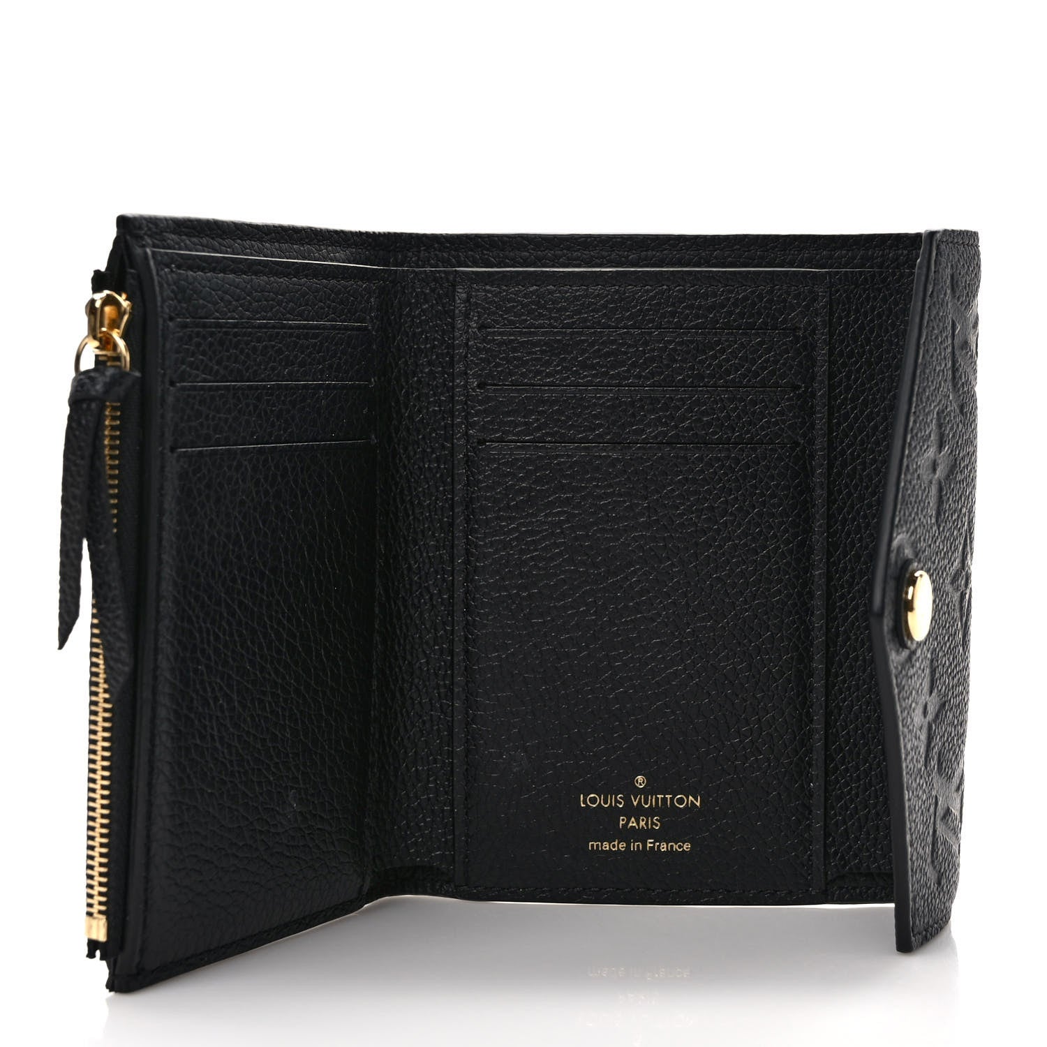 Louis Vuitton Empreinte Victorine Wallet Black 5 of 7
