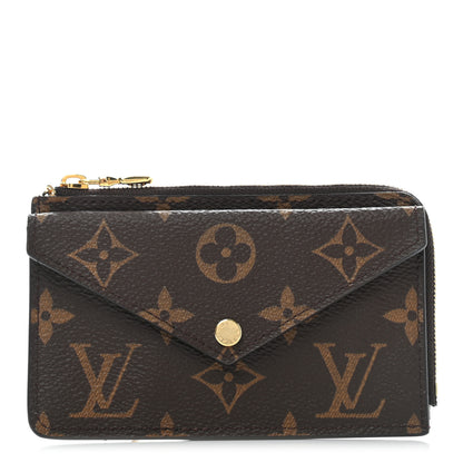 Louis Vuitton Monogram Recto Verso Card Holder Black 1 of 8