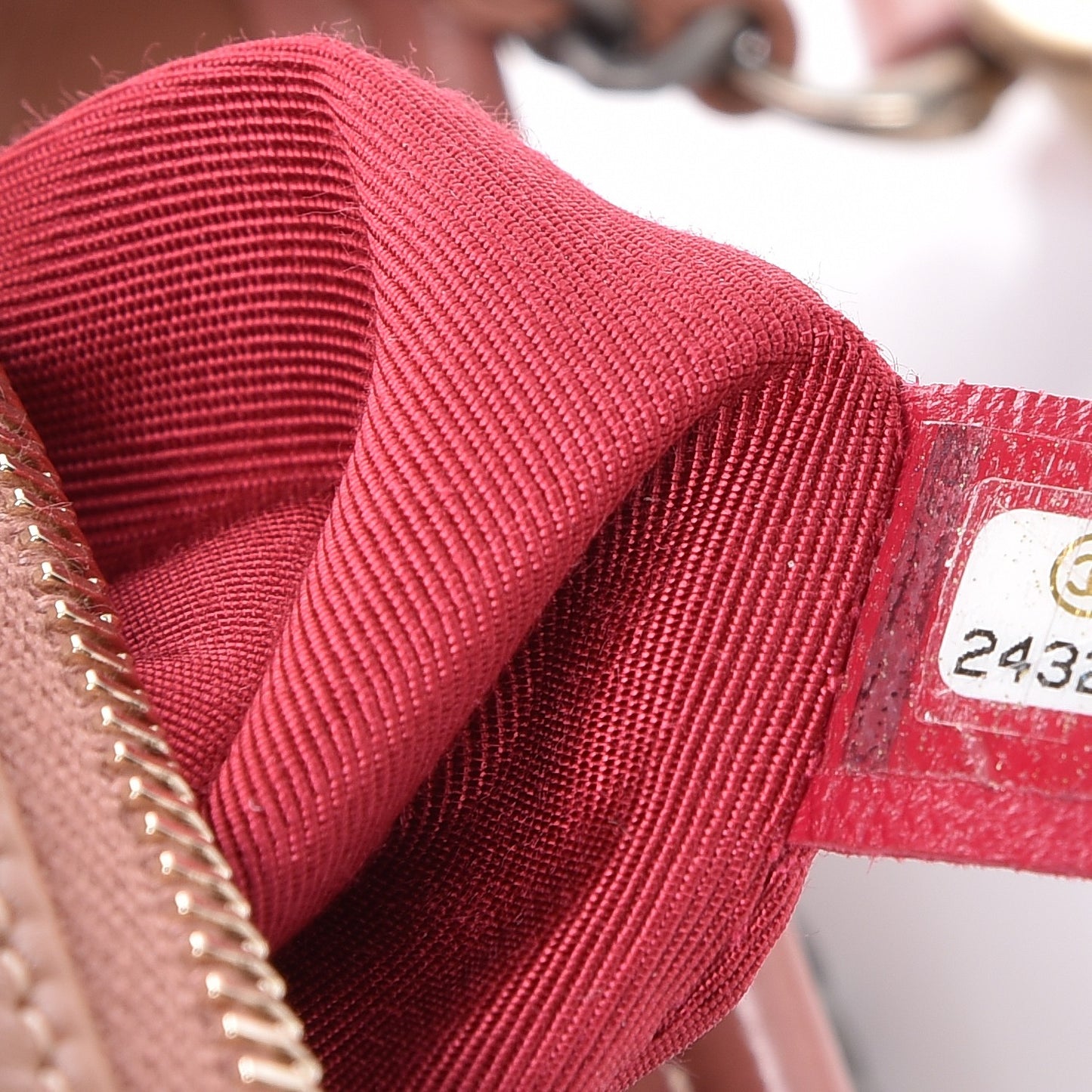 Aged Calfskin Quilted Medium Gabrielle Hobo Pink