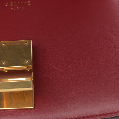 Celine Box Calfskin Small Classic Box Flap Bag Red 13 of 16
