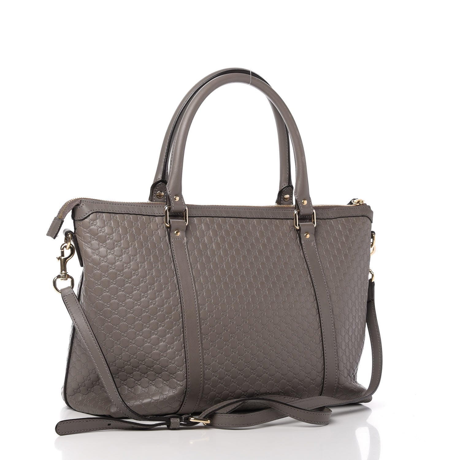 Gucci Soft Microguccissima Medium Zippered Satchel Loess 3 of 11