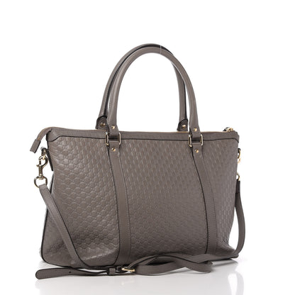 Gucci Soft Microguccissima Medium Zippered Satchel Loess 3 of 11