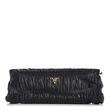 Prada Nappa Gaufre Clutch Black 1 of 7