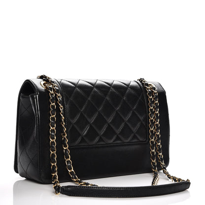 Chanel Sheepskin Quilted Vintage Mademoiselle Flap Black 6 of 13