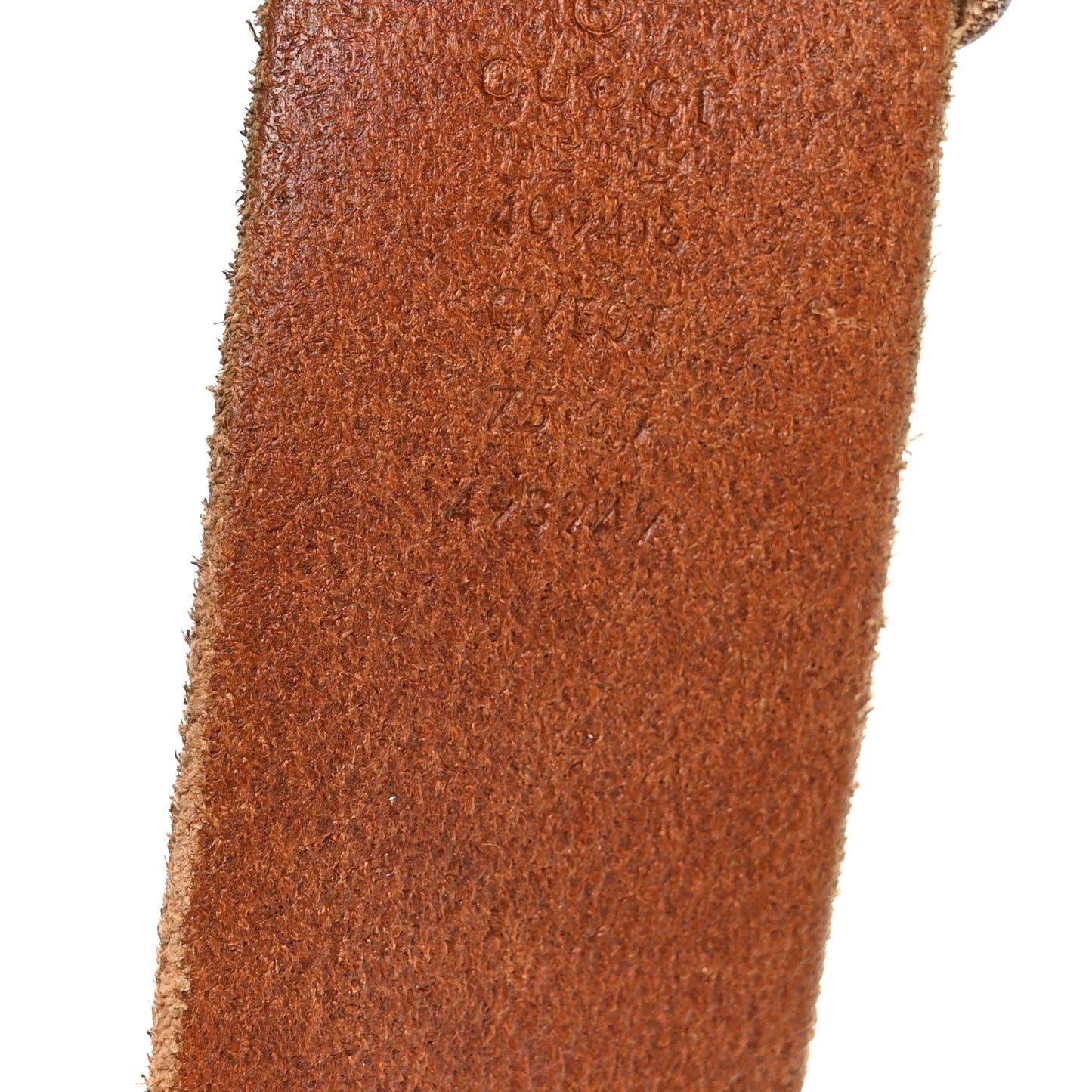 Faded Calfskin Double G 40mm Belt 75 30 Cuir