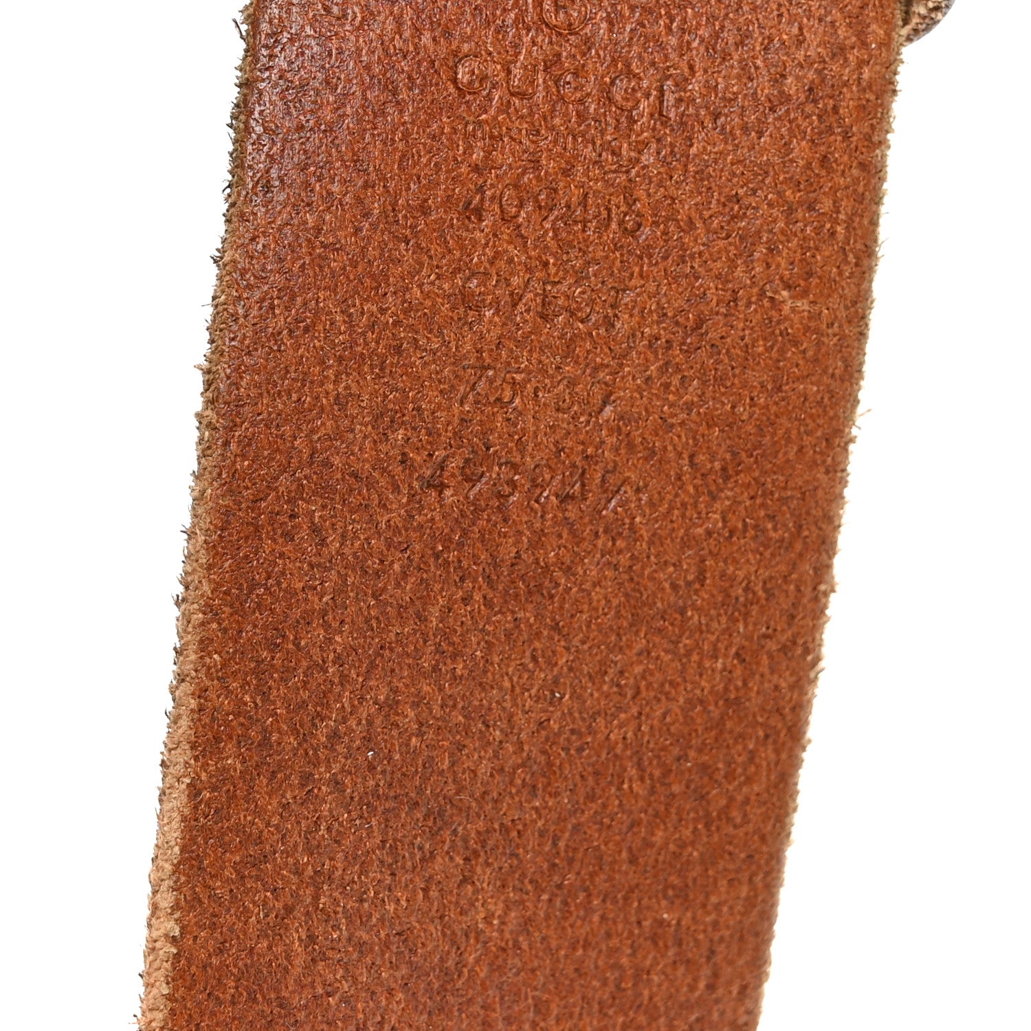 Gucci Faded Calfskin Double G 40mm Belt 75 30 Cuir 4 of 5