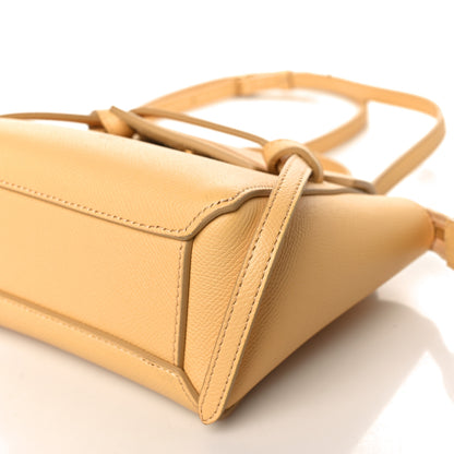 Celine Grained Calfskin Pico Belt Bag Pale Yellow 8 of 8