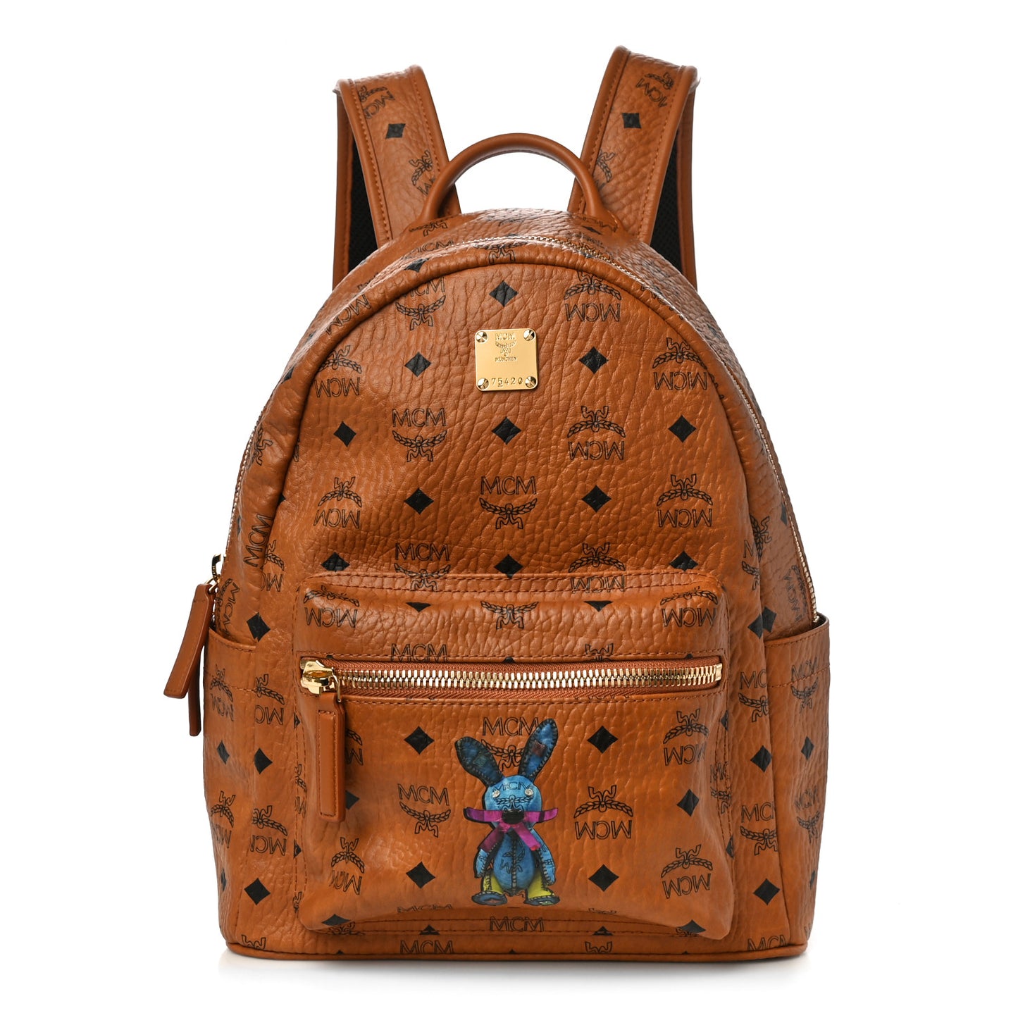 Visetos Small Stark Rabbit Backpack Cognac