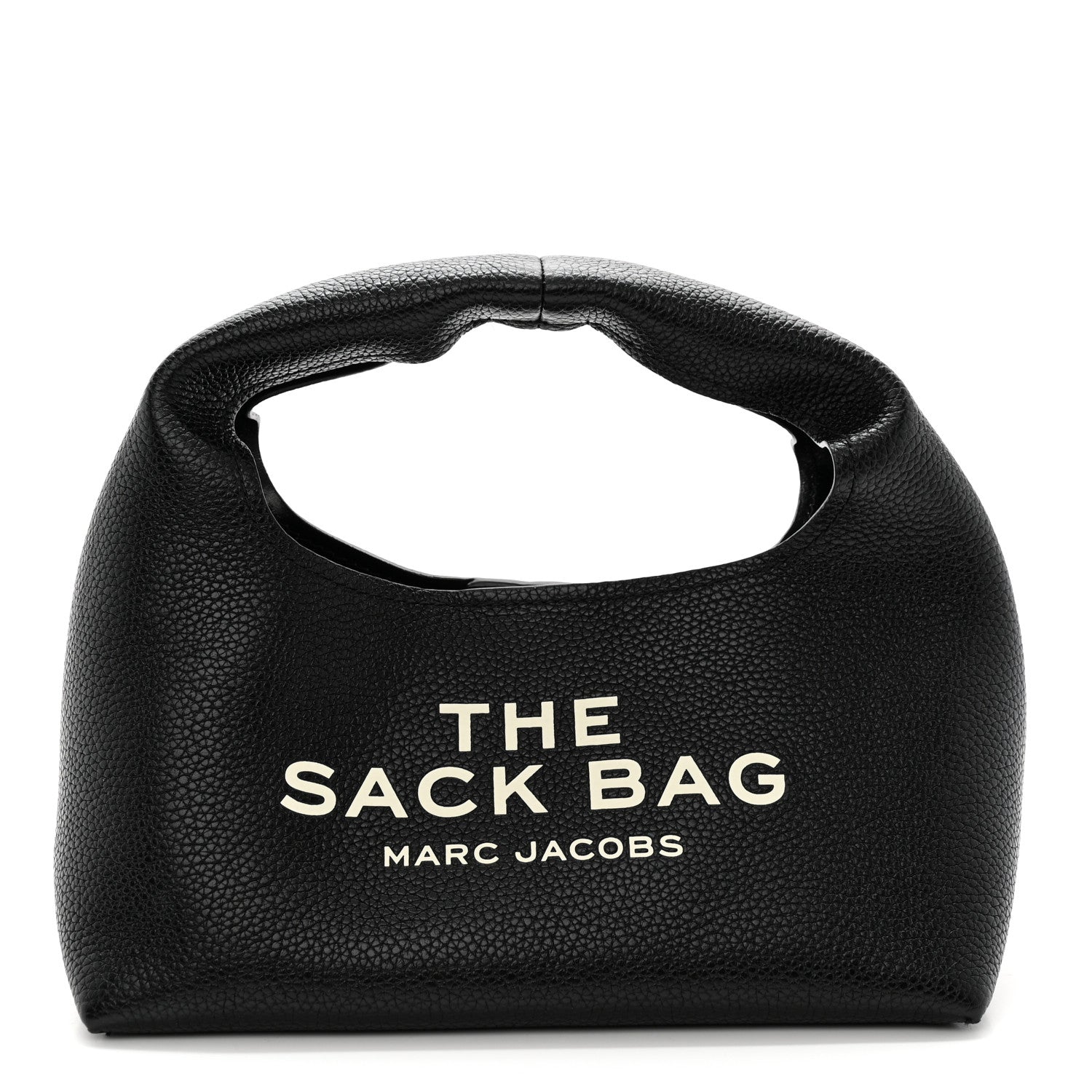 Marc Jacobs Grained Calfskin Mini The Sack Bag Black 1 of 12