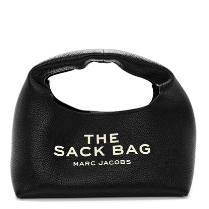 Marc Jacobs Grained Calfskin Mini The Sack Bag Black 1 of 12