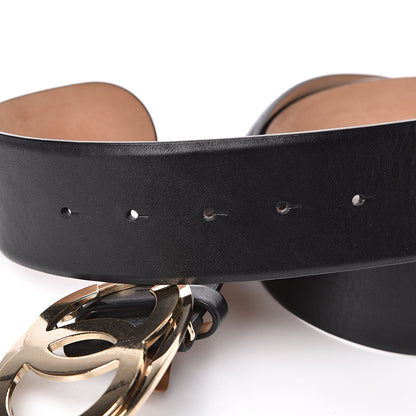Chanel Calfskin CC Belt 85 34 Black 5 of 7
