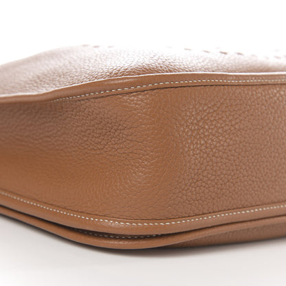 Hermes Taurillon Clemence Evelyne III GM Gold 9 of 11