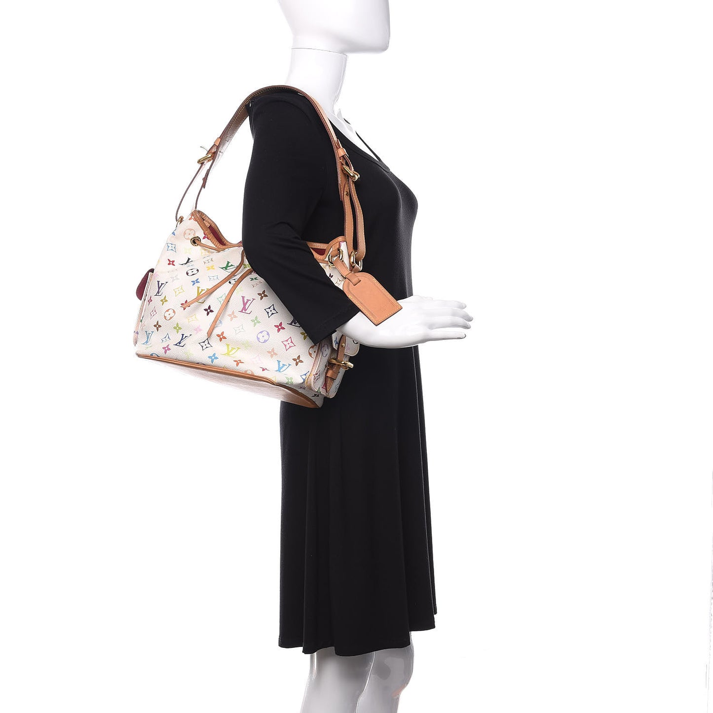 Monogram Multicolor Petit Noe White