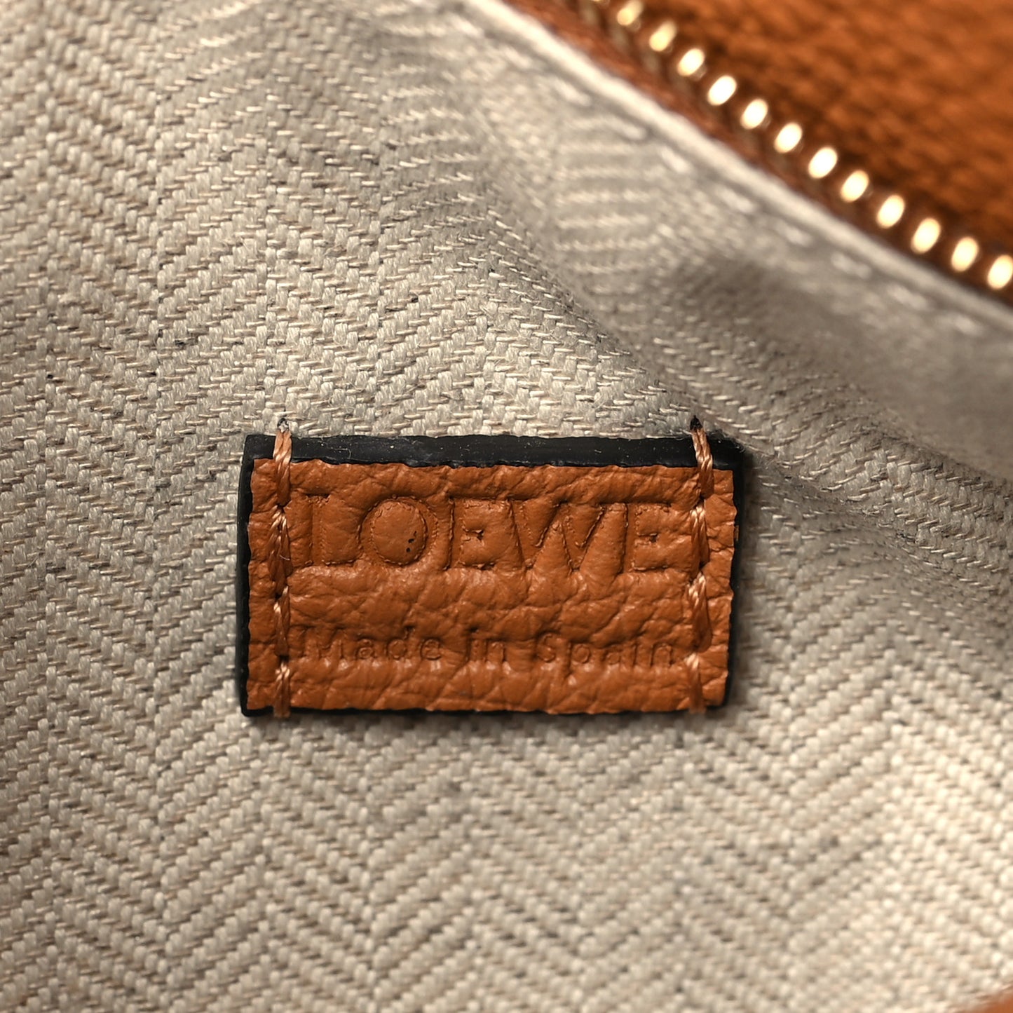 Calfskin Mini Puzzle Bag Tan