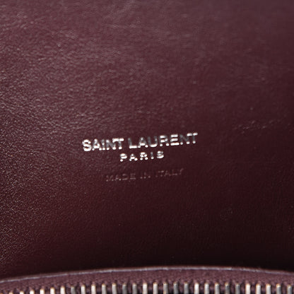 Saint Laurent Grained Calfskin Baby Sac De Jour Amaranto 6 of 12