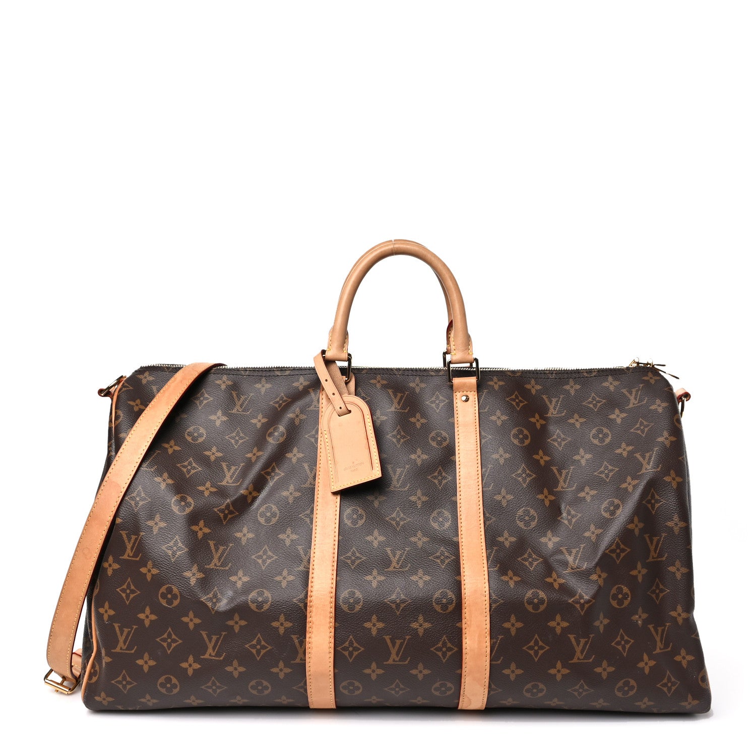 Louis Vuitton Monogram Keepall Bandouliere 55 1 of 11