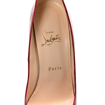 Christian Louboutin Patent You You 100 Pumps 38.5 Rouge 8 of 8