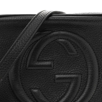 Gucci Pebbled Calfskin Small Soho Disco Bag Black 8 of 16