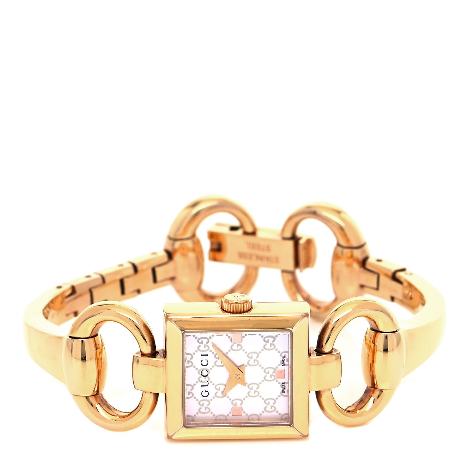 Gucci Stainless Steel Mother of Pearl 19mm Tornabuoni Quartz Watch 2 of 5