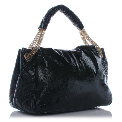 Chanel Vinyl Rodeo Flap Bag Black 3 of 5