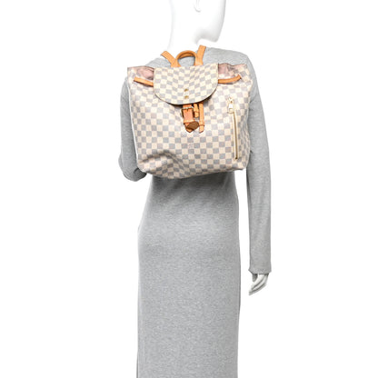 Louis Vuitton Damier Azur Sperone Backpack 2 of 13