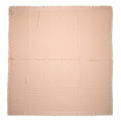 Louis Vuitton Silk Wool Monogram Shawl Dune 1 of 5