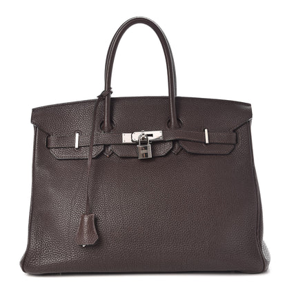 Hermes Togo Birkin 35 Chocolate 1 of 48