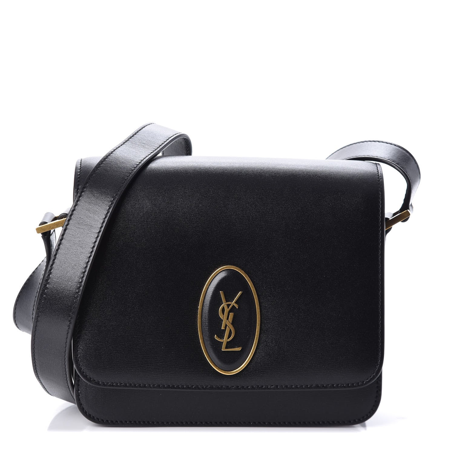 Saint Laurent Calfskin Le 61 Shoulder Bag Black 1 of 8