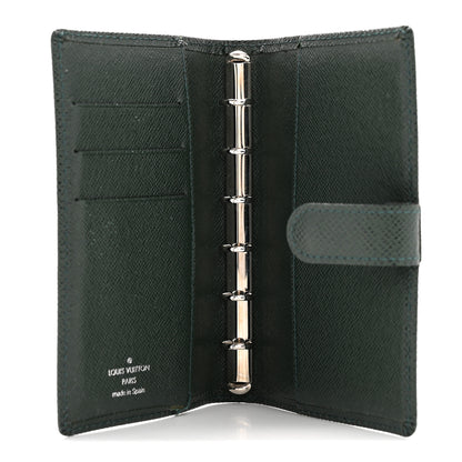 Louis Vuitton Taiga Small Ring Agenda Cover Epicea 9 of 17