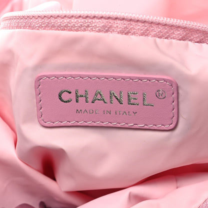 Chanel Nylon Coco Beach Backpack Pink Black 6 of 10