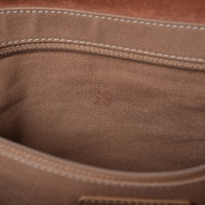 Chanel Suede Calfskin Stitch Flap Light Brown 10 of 12