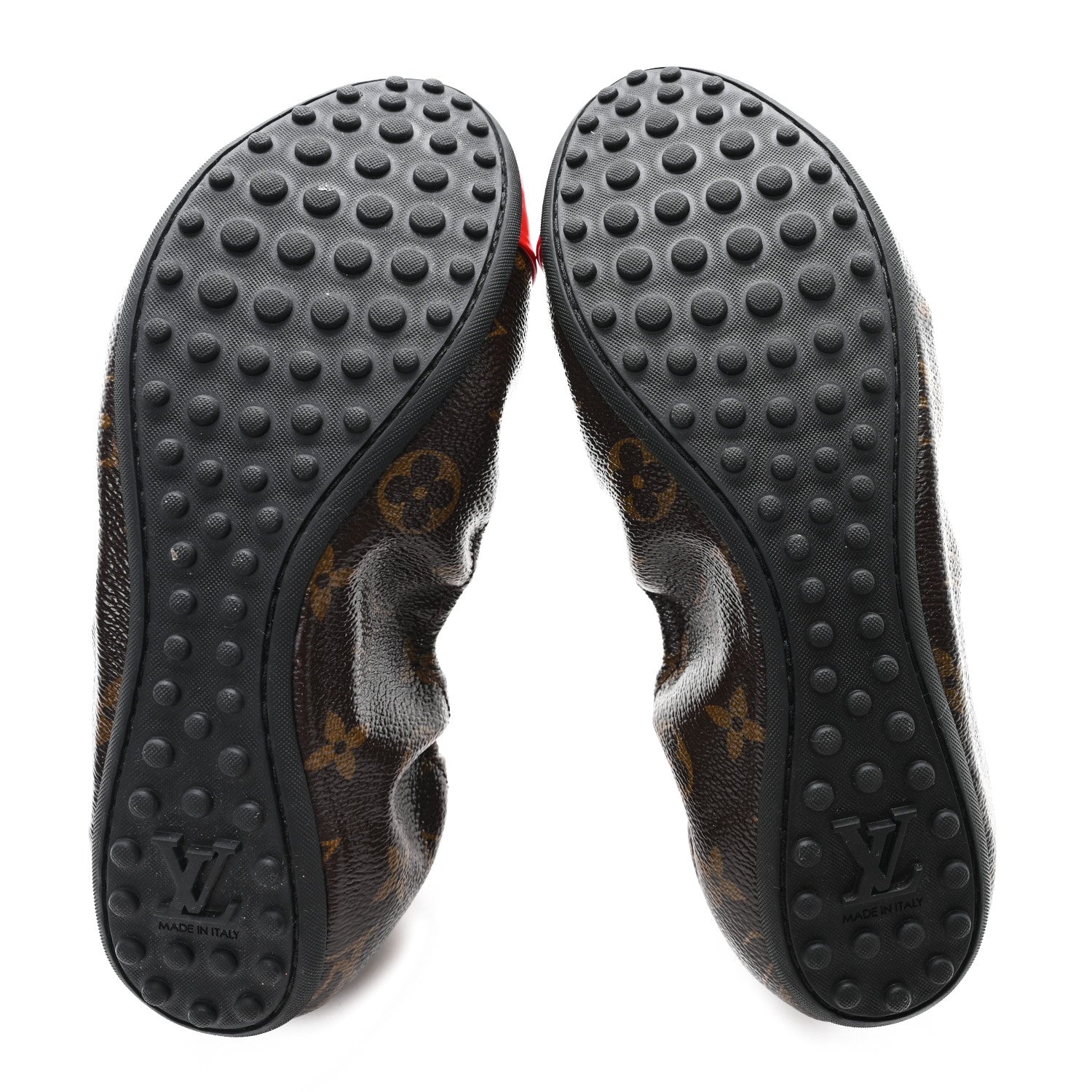 Louis Vuitton Monogram Patent Flirty Ballerina Flats 38.5 Coquelicot 7 of 11