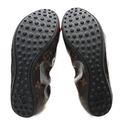 Louis Vuitton Monogram Patent Flirty Ballerina Flats 38.5 Coquelicot 7 of 11