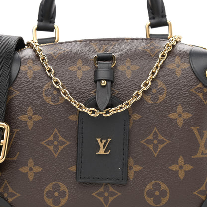 Louis Vuitton Monogram Petite Malle Souple Black 6 of 9