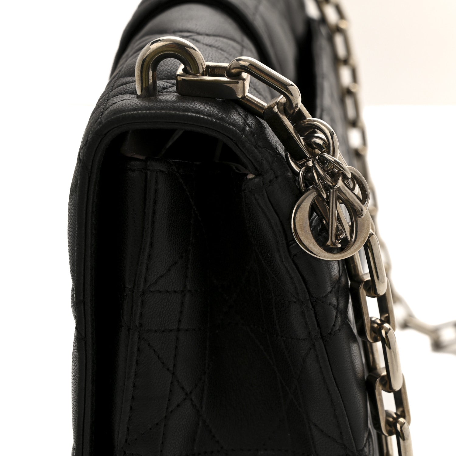 Christian Dior Lambskin Cannage Medium Miss Dior Flap Black 11 of 15