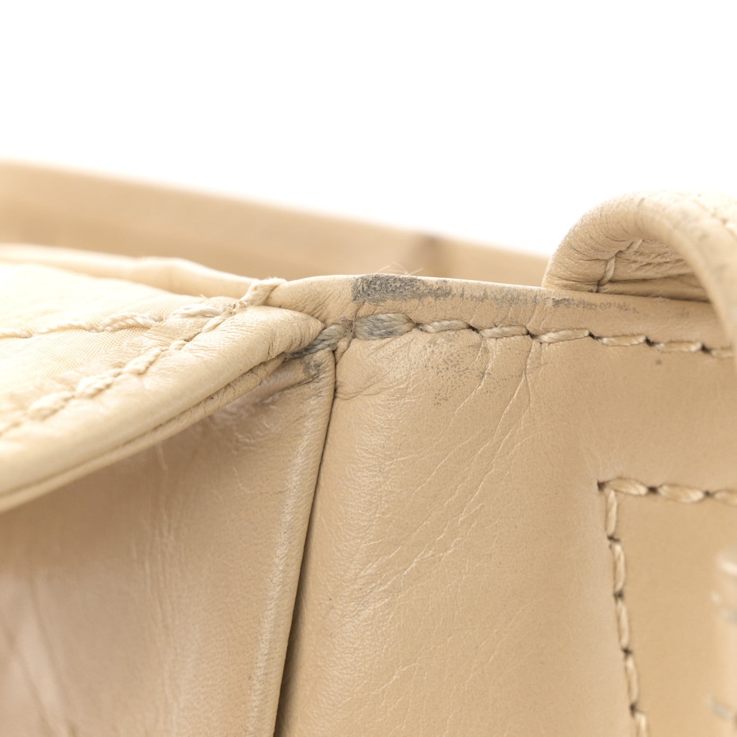 Bottega Veneta Paper Calfskin Maxi Intreccio Cassette Crossbody Bag Beige 11 of 14