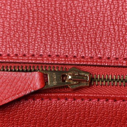 Hermes Epsom Birkin 35 Rouge Casaque 14 of 44