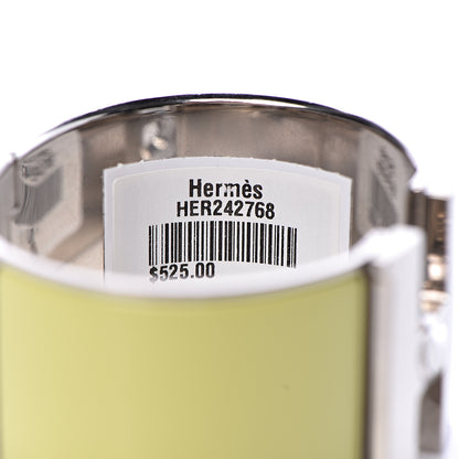 Hermes Enamel Extra Wide Clic Clac H Bracelet GM Soufre 5 of 5