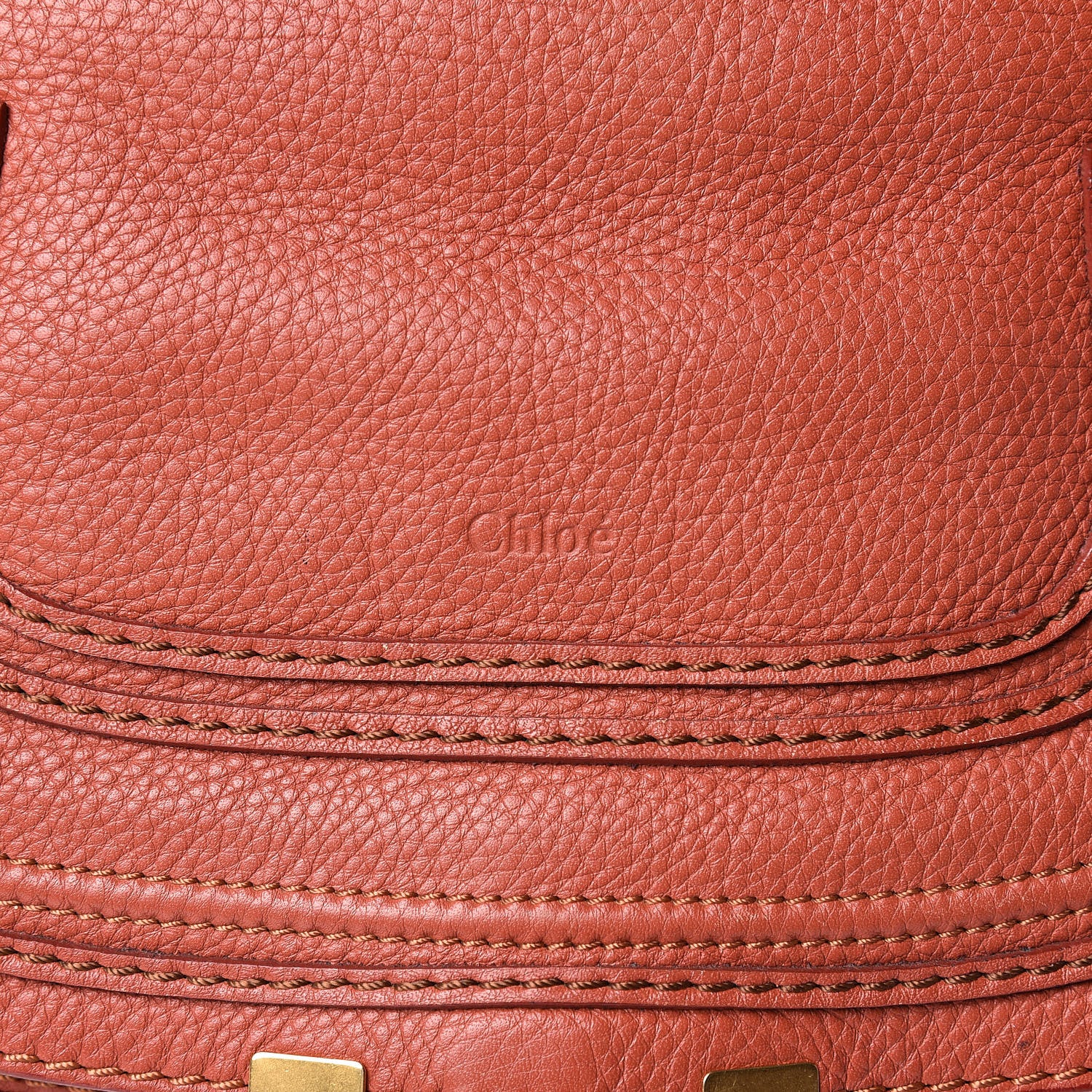 Chloe Calfskin Medium Marcie Satchel Clay 13 of 23