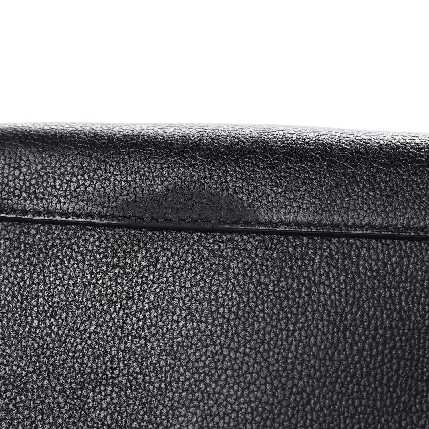 MCM Grained Calfskin Large Milla Tote Black 13 of 14