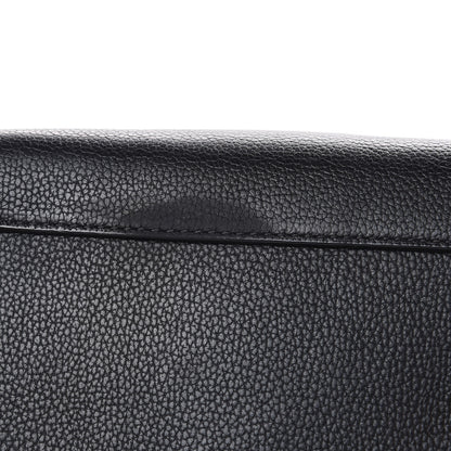 MCM Grained Calfskin Large Milla Tote Black 13 of 14
