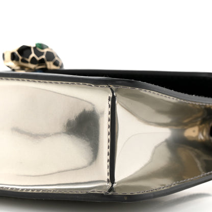 Bulgari Metallic Calfskin Serpenti Forever Crossbody Bag Silver 10 of 12