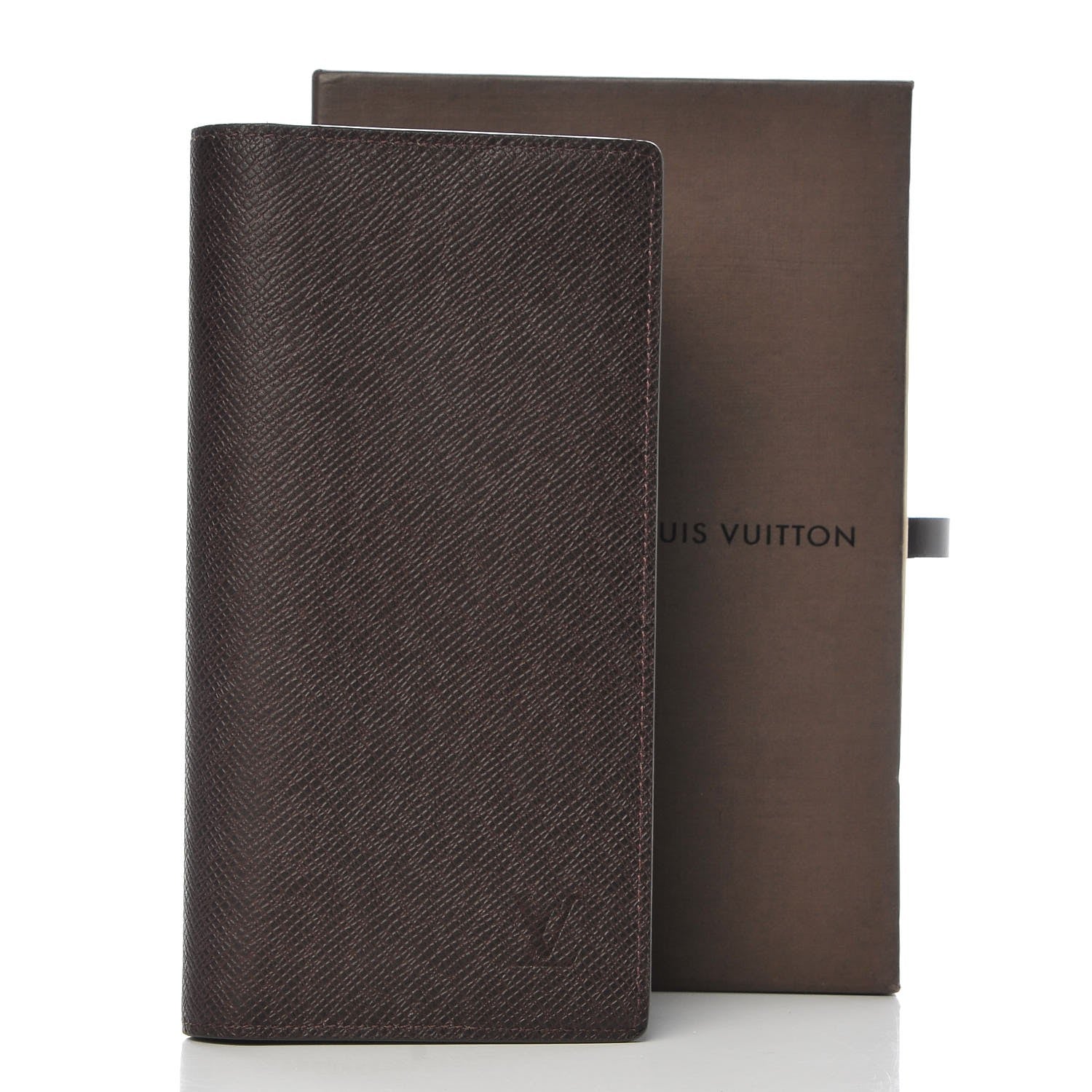 Louis Vuitton Taiga Brazza Wallet Acajou 8 of 8
