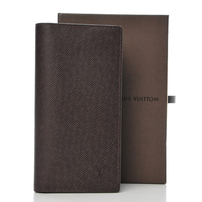 Louis Vuitton Taiga Brazza Wallet Acajou 8 of 8