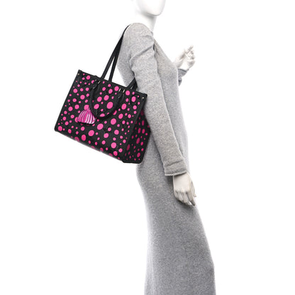 Louis Vuitton LV X YK Empreinte Monogram Giant Onthego MM Black Fuchsia 2 of 10