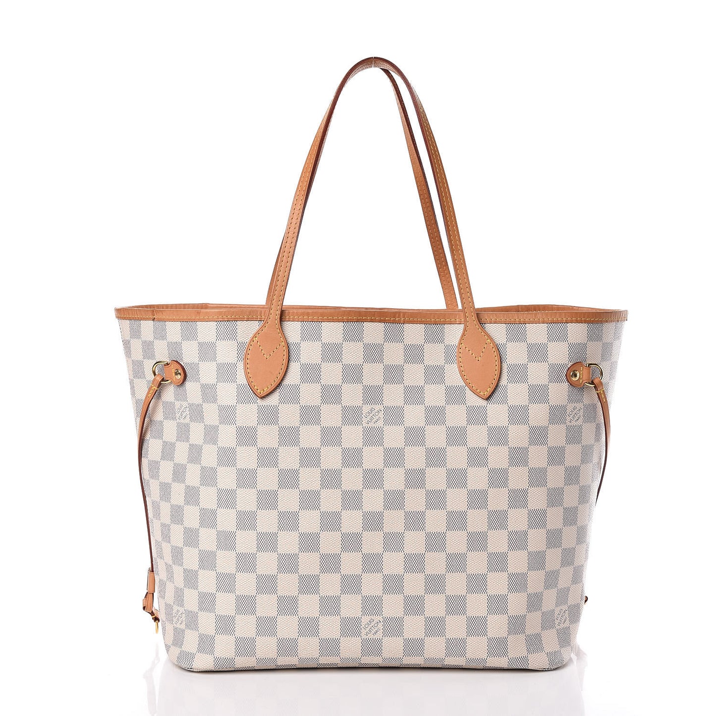 Damier Azur Neo Neverfull MM Rose Ballerine