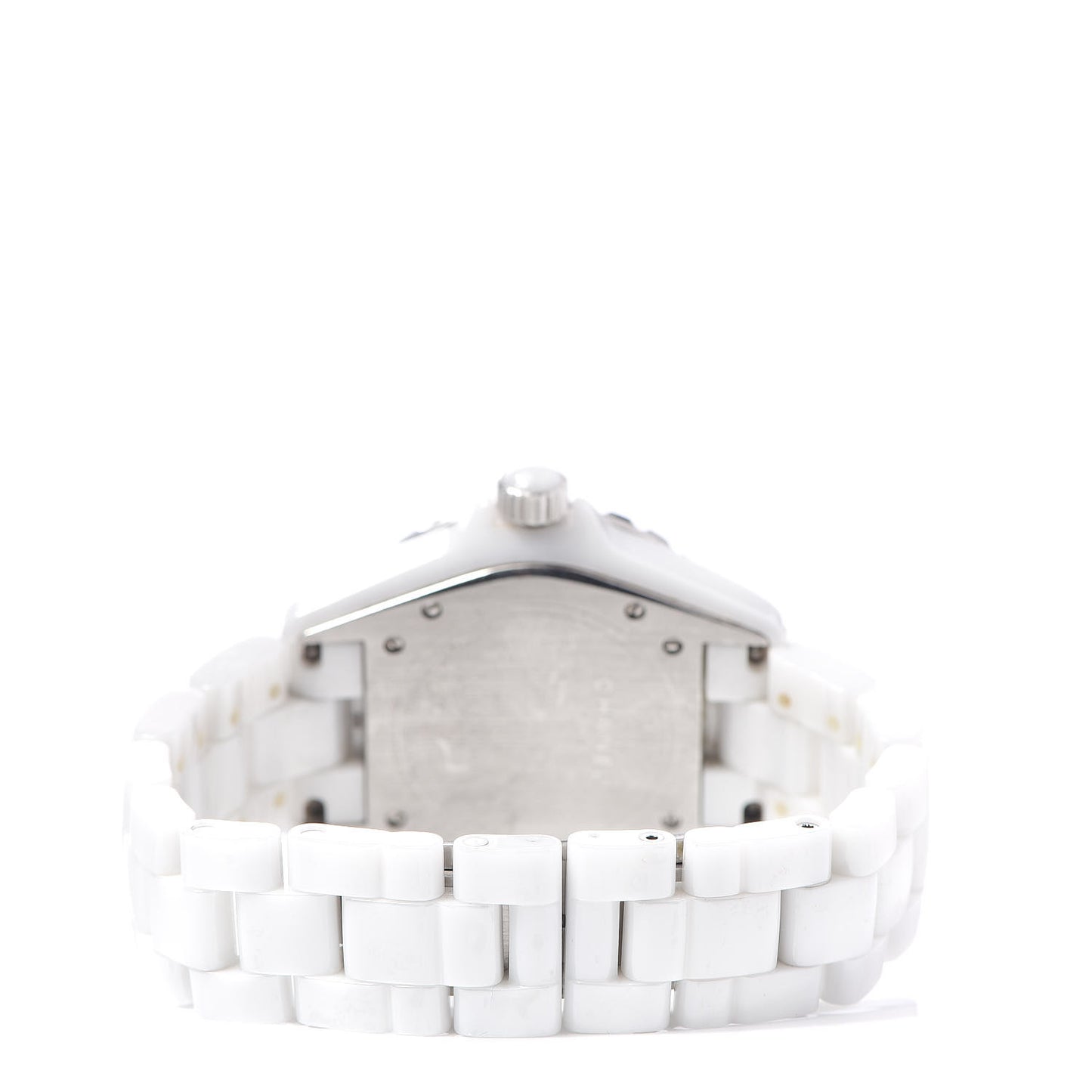 Stainless Steel Ceramic Diamond 38mm J12 Automatic Watch White